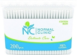 Духи, Парфюмерия, косметика Ватные палочки, 200 шт. - Normal Clinic Delicate Care