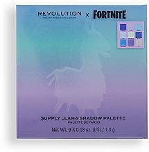 Палетка теней для век - Makeup Revolution X Fortnite Supply Llama 9 Pan Shadow Palette — фото N6