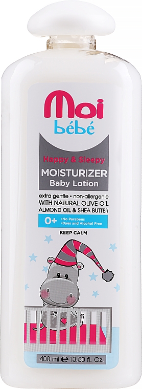 Увлажняющий детский лосьон для тела с рождения - Moi Bebe Happy & Sleepy Moisturizer Baby Lotion — фото N1