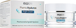 Парфумерія, косметика УЦІНКА Крем нічний для обличчя - Pharma Hyaluron Nigth Cream Riche *