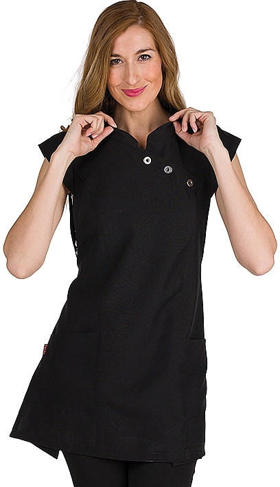 Халат жіночий, чорний, універсальний, 06309/50 - Eurostil — фото N2