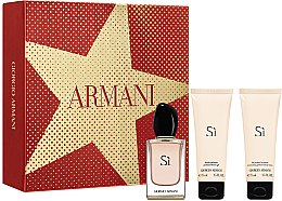 Духи, Парфюмерия, косметика Giorgio Armani Si - Набор (edp/50ml + b/lot/75ml + sh/gel/75ml)