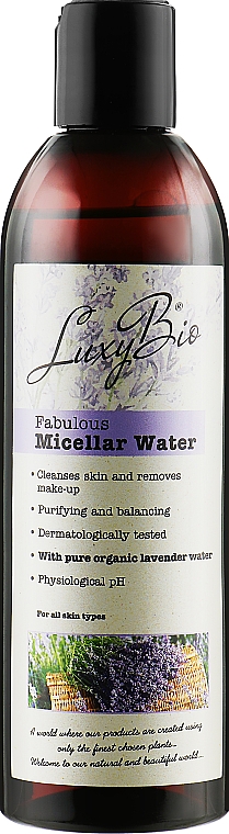 Мицеллярная вода с натуральной лавандовой водой - LuxyBio Fabulous Micellar Water