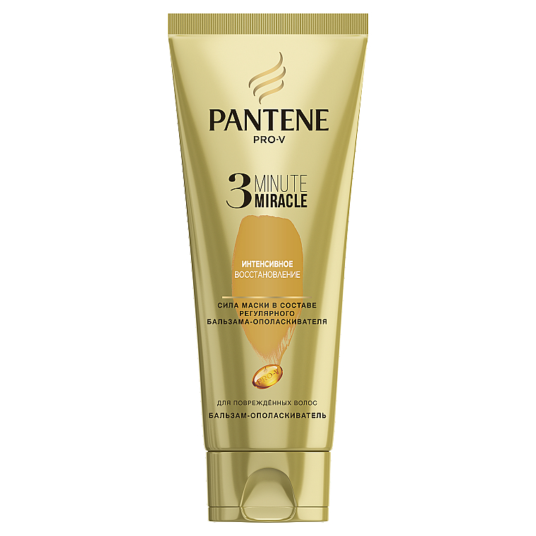Бальзам-ополаскиватель для волос "Интенсивное восстановление" - Pantene Pro-V 3 Minute Miracle