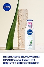 Лосьйон для тіла "Алое та зволоження" - NIVEA Aloe And Hydration Body Lotion — фото N3