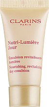 Емульсія для обличчя - Clarins Nutri-Lumière Nuit Nourishing Rejuvenating Day Emulsion (пробник) — фото N2