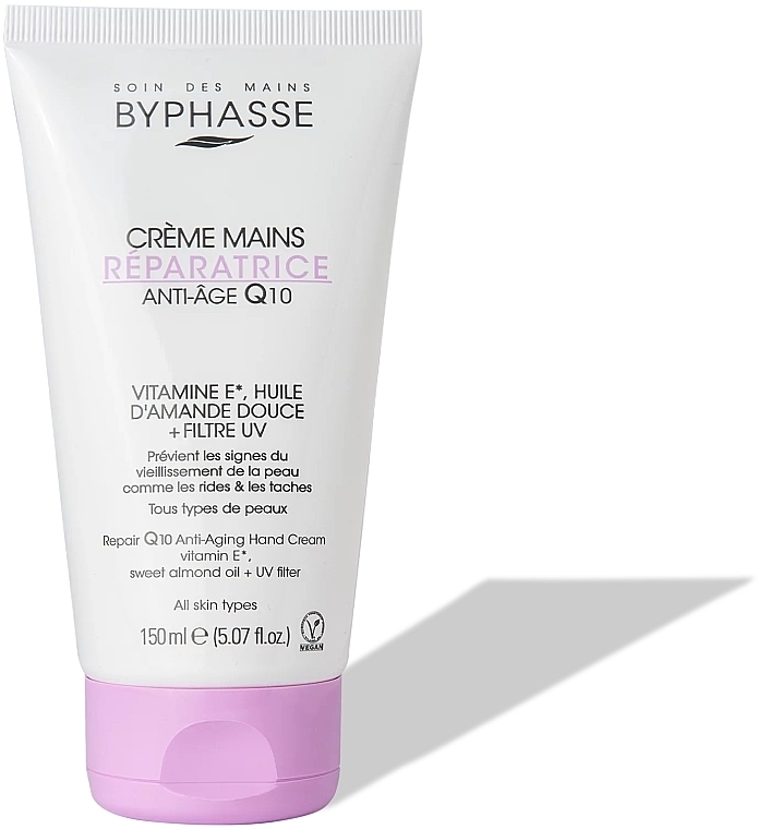 Крем для рук антивозрастной Q10 - Byphasse Anti-Aging Hand Cream Q10