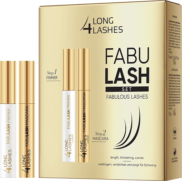 Long4Lashes Fabulash Set (mascara/10g + primer/9ml)