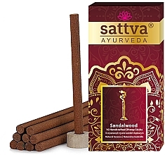 Ароматические палочки - Sattva Ayurveda Sandalwood Dhoop Sticks — фото N1
