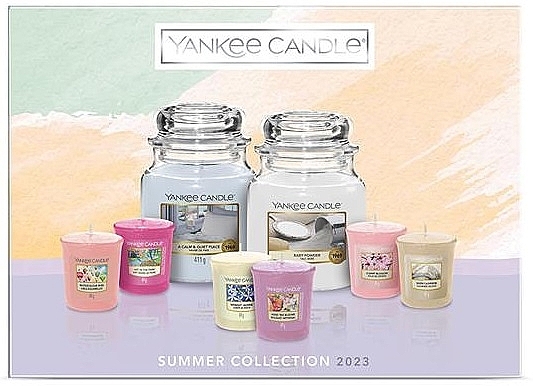 Набір - Yankee Candle Summer Collection 2023 (candle/2x411g + candle/6x49g) — фото N2