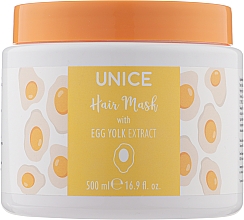 Духи, Парфюмерия, косметика Маска для волос с яичным желтком - Unice Hair Mask With Egg Yolk Extract