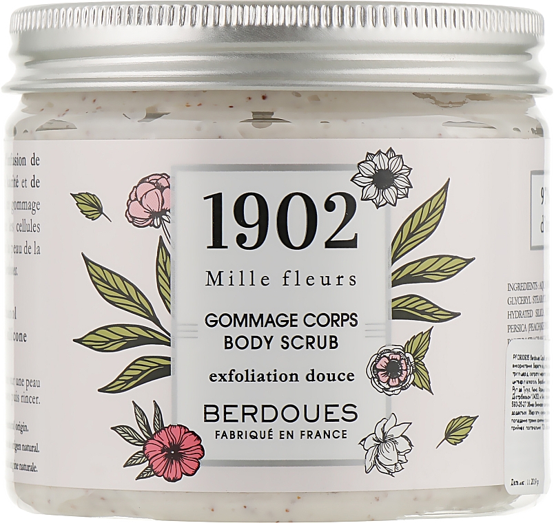 Скраб для тіла - Berdoues 1902 Mille Fleurs Body Scrub — фото N1