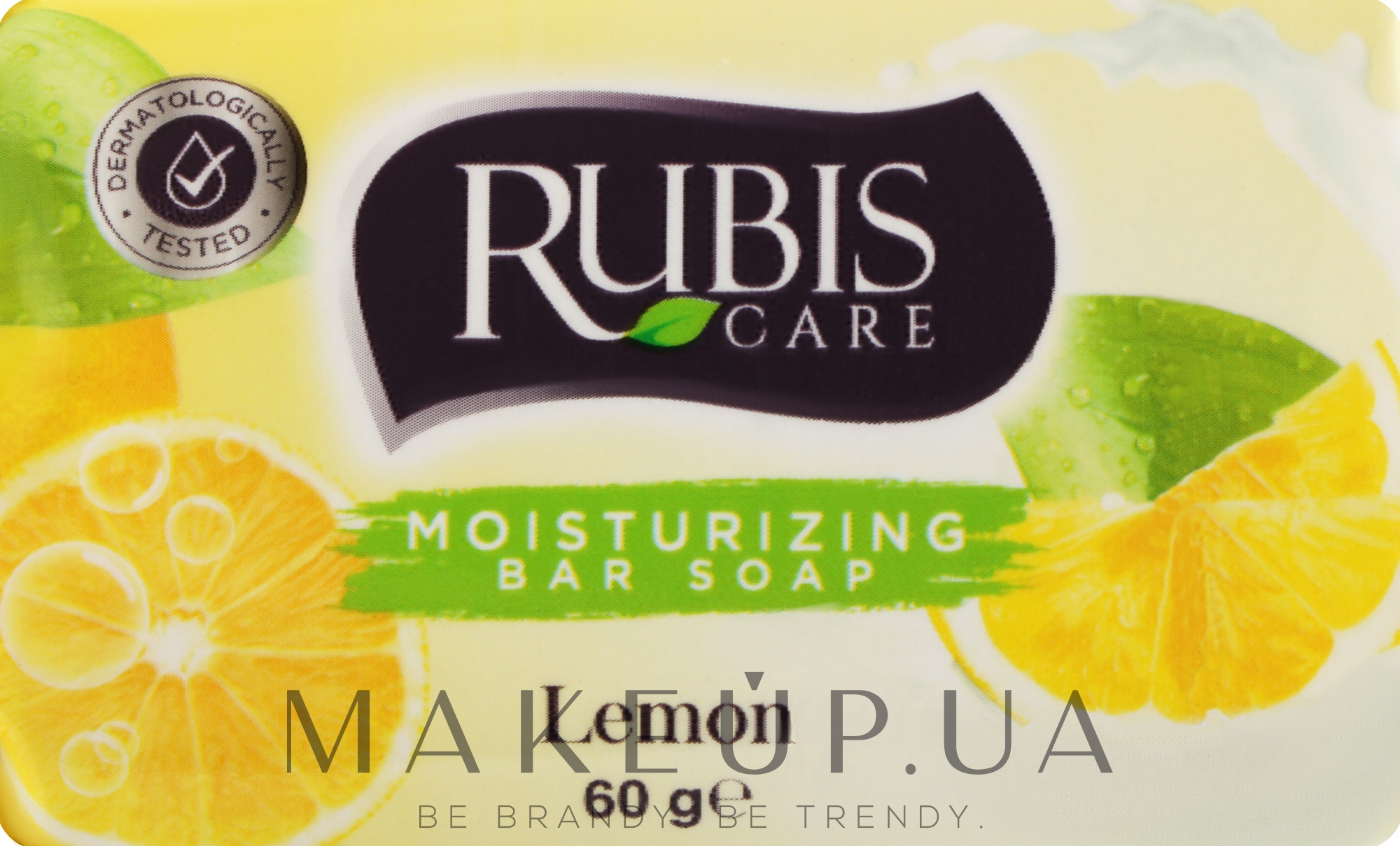 Мыло "Лимон" в бумажной упаковке - Rubis Care Lemon Moisturizing Bar Soap — фото 60g
