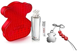 Tous Eau de Toilette - Набор (edt/90ml + edt/mini/10ml + key ring) — фото N2