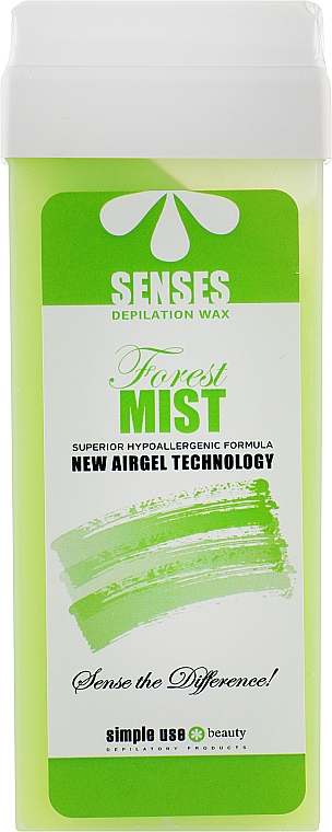 Синтетичний віск для депіляції в картриджі "Forest Mist" - Simple Use Beauty Senses Depilation Wax — фото N1