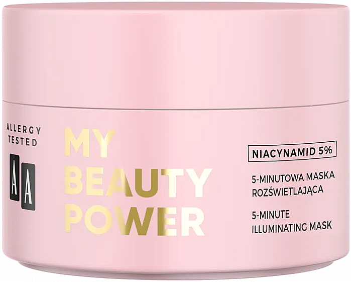 5-хвилинна освітлювальна маска для обличчя - AA My Beauty Power Illuminating Mask — фото N3