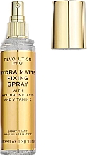 Фіксувальний спрей для макіяжу - Revolution Pro Hydra-Matte Fixing Spray — фото N1