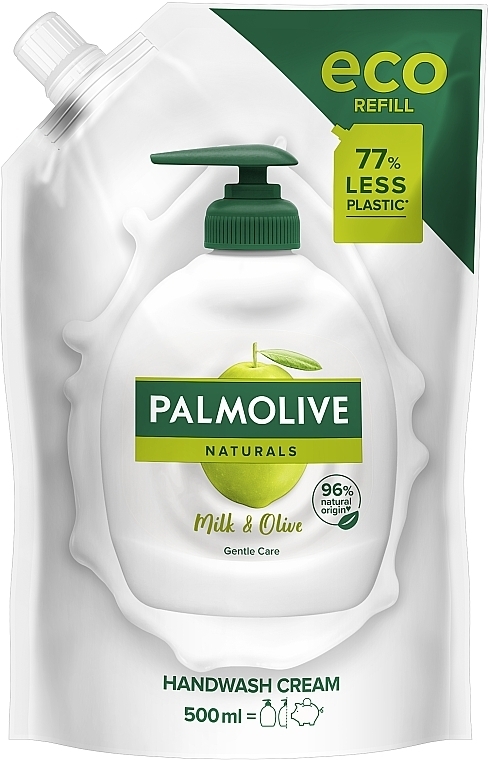 Жидкое мыло для рук "Молочко и оливка. Интенсивное увлажнение" - Palmolive Naturals (refill) — фото N2