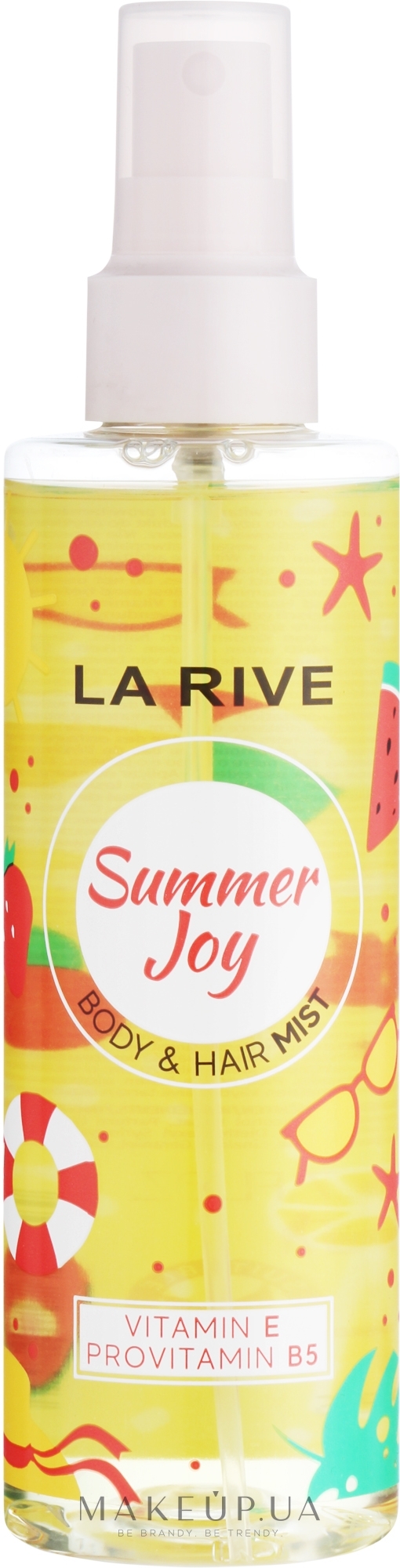 Парфюмированный спрей для волос и тела "Summer Joy" - La Rive Body & Hair Mist — фото 200ml