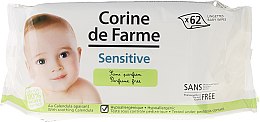 Духи, Парфюмерия, косметика Салфетки детские - Corine de Farme Sensitive Baby Wipes