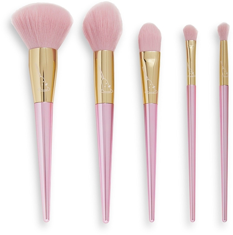 Набор кистей для макияжа - I Heart Revolution Elf Narwhal Brush Set — фото N1