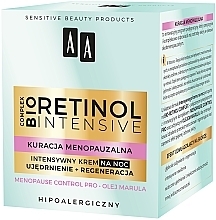 Интенсивный ночной крем с укрепляющим эффектом + регенерация - AA Retinol Intensive Cream — фото N3