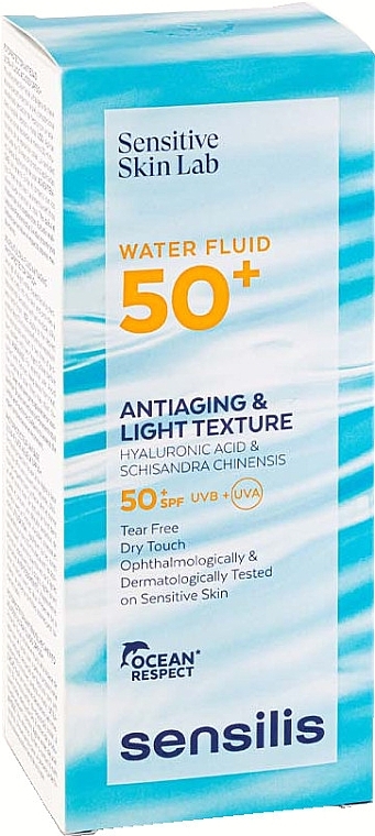 Солнцезащитный флюид для лица - Sensilis Antiaging & Light Texture Water Fluid 50+ — фото N2