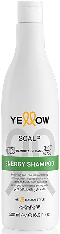 Шампунь для волос - Yellow Scalp Energy Shampoo — фото N1