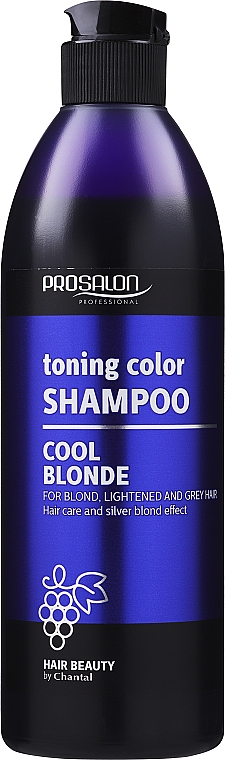 Відновлюючий шампунь для світлого і сивого волосся - Prosalon Hair Care Light and Gray Shampoo — фото N4