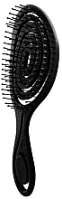 Біорозкладна щітка для волосся, чорна - Yeye — фото N1