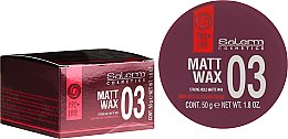 Матовий віск для укладання волосся - Salerm Matt Wax — фото N1