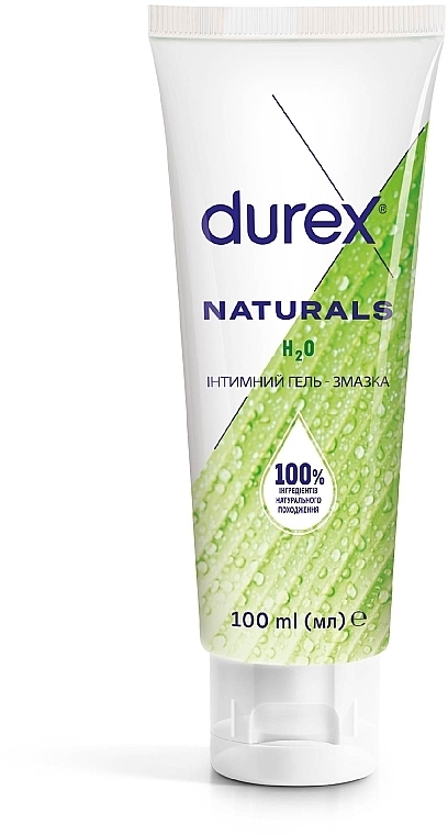 Интимный гель-смазка из натуральных ингредиентов без красителей и ароматизаторов (лубрикант), 100 мл - Durex Naturals