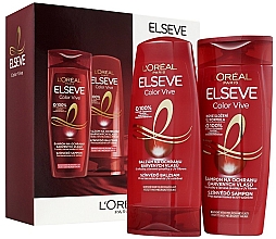 Духи, Парфюмерия, косметика Набор - L`Oreal Paris Elseve Total Color Vive (shm/250ml + balm/200ml)