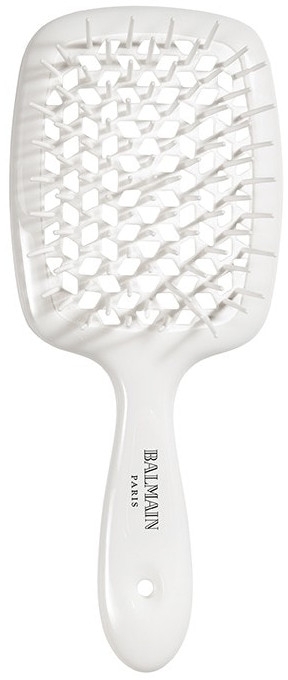 Щетка для распутывания волос, белая - Balmain Paris Hair Couture White Detangling Brush