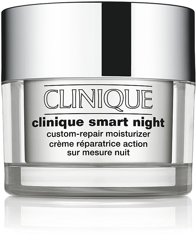 Ночной крем для комбинированной кожи склонной к жирности - Clinique Smart Night Custom-Repair Moisturizer — фото N1