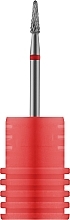 Фреза твердосплавная "Пуля" 194 140 023/L.23 SR, красная - Nail Drill — фото N1