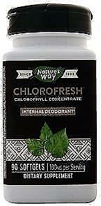 Пищевая добавка "Хлорофил", 100 mg - Nature’s Way Chlorofresh Chlorophyll Concentrate — фото N1