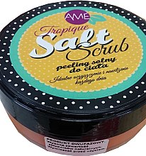 Парфумерія, косметика Сольовий пілінг для тіла "Тропік" - AME Salt Scrub Tropuique