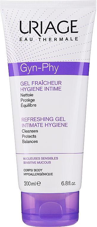 Освіжаючий гель для інтимної гігієни - Uriage Gyn-Phy Intimate Hygiene Refreshing Gel — фото N2