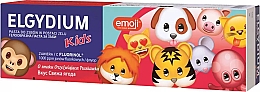 Зубна паста для дітей від 3 до 6 років "Полуниця" - Elgydium Emoji Kids — фото N1