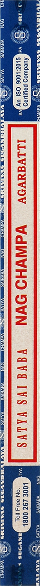 Благовония индийские "Наг Чампа" - Satya Nag Champa Agarbatti Incense — фото 10g