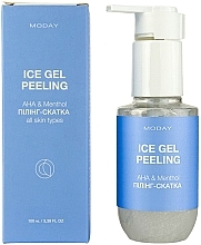 Отшелушивающая пилинг-скатка для лица на основе AHA кислот и ментола - MODAY Ice Gel Peeling — фото N8