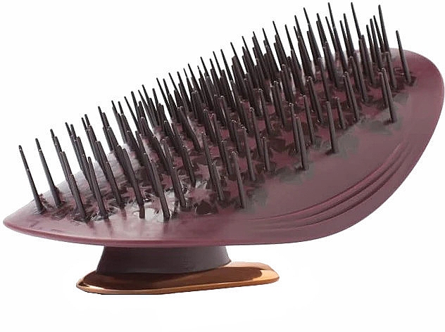 Щетка для волос, бургунди - Manta Healthy Hair Brush Burgundy — фото N1