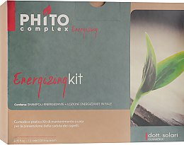 Духи, Парфюмерия, косметика Набор - Dott. Solari Phito Complex Energizing Kit Green (shm/250ml + lot/13x6ml)