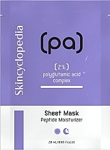 Парфумерія, косметика Тканинна маска для обличчя з поліглутаміновою кислотою - Skincyclopedia Sheet Mask