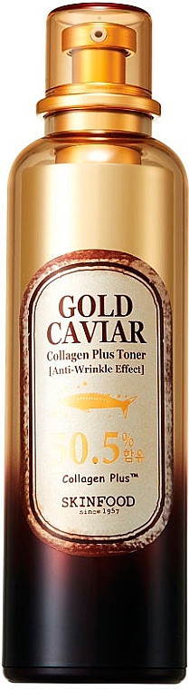 Тонер для лица - Skinfood Gold Caviar Collagen Plus Toner — фото N1