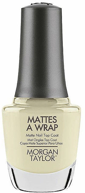 Матовый топ для лака - Morgan Taylor Matte A Wrap Matte Nail Top Coat — фото N1