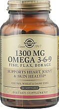 Харчова добавка "Омега 3-6-9" 1300 мг - Solgar Omega 3-6-9 — фото N1