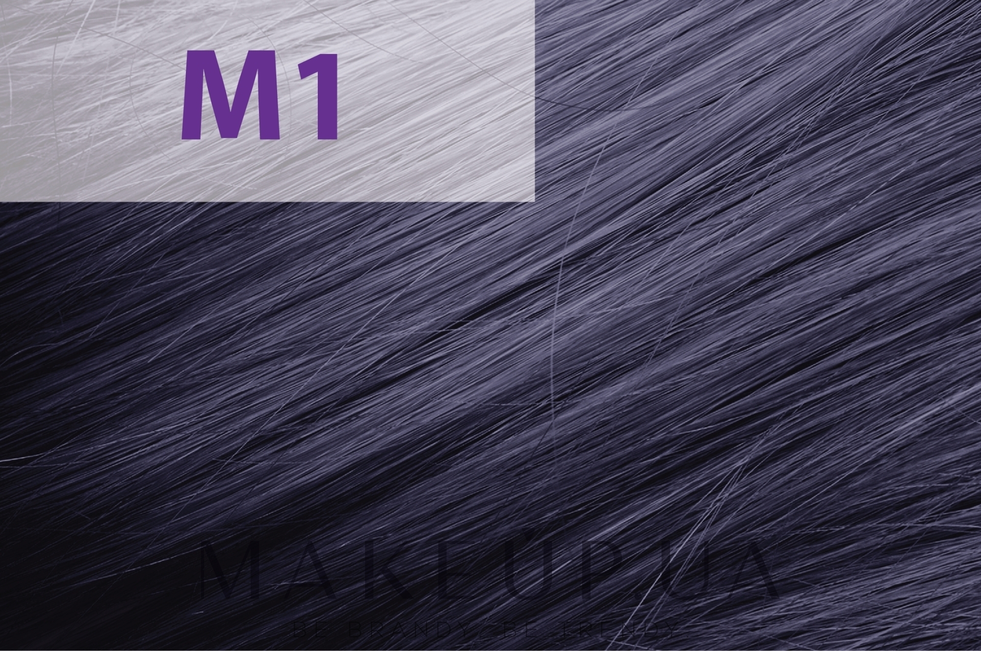Стойкая крем-краска микстон для волос - jNOWA Professional Siena  — фото М/1 - синий