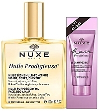 Духи, Парфюмерия, косметика Набор - Nuxe Huile Prodigieuse (oil/100ml + shm/30ml)